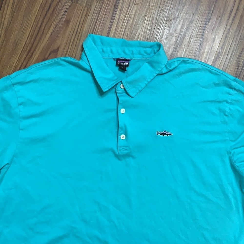 Patagonia Organic Cotton Cap Cool Trail Polo (XL) - Picture 9 of 13